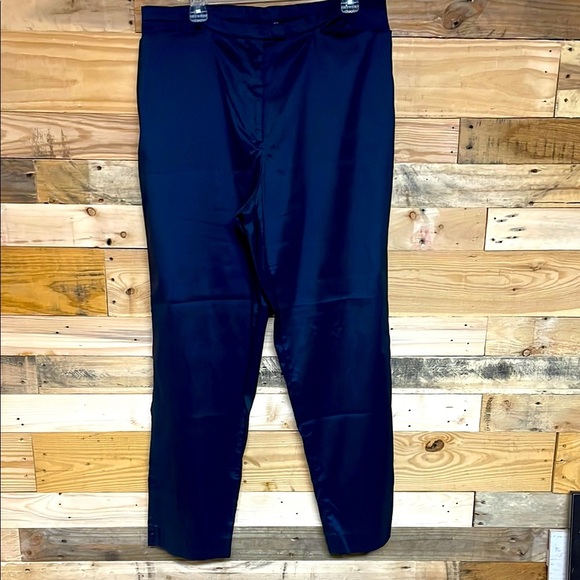 Venezia Jeans Clothing Co. size 18 Navy Blue Straight Leg Lightweight Pants - Picture 1 of 10